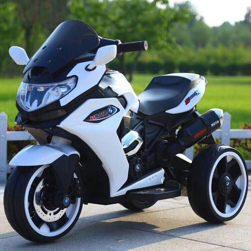 Moto A Batería 12v Niños Estilo Bmw Música Mp3 Luz Clicshop