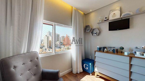 Imagem 3 de 15 de Apartamento Com 3 Dormitórios À Venda, 140 M² Por R$ 950.000,00 - Mooca (zona Leste) - São Paulo/sp - Av5953