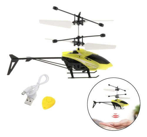 * Helicóptero De Control Remoto Por Radio De 2 Canales Gift