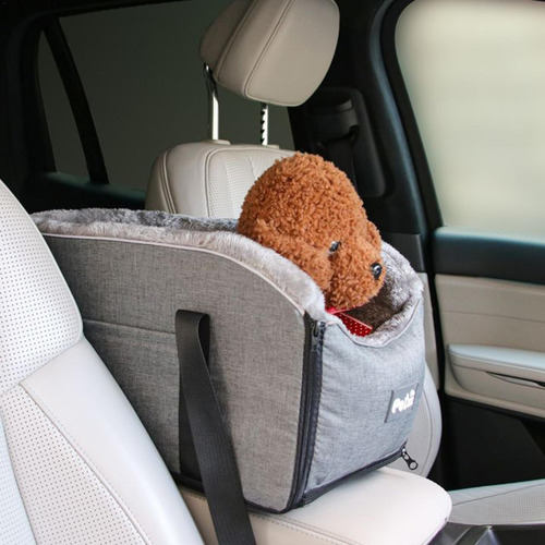 Asiento De Coche Para Perro Con Consola Central Asiento Para