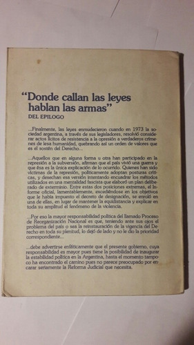 Definitivamente Nunca Mas Otra Cara Informe Conadep Fores (Usado)