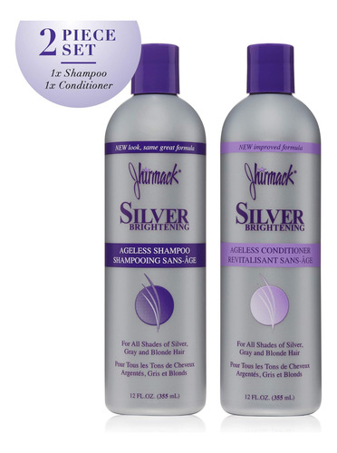 Conjunto De Shampoo E Condicionador Jhirmack Silver Brighten