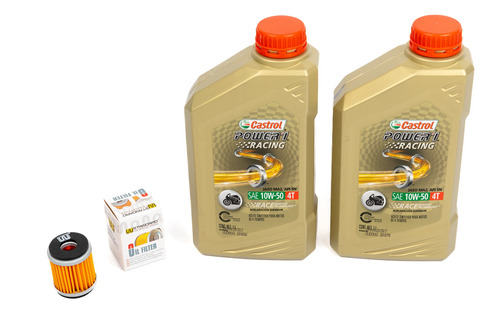 Kit Service Filtro Aceite + Power1 10w50 Yamaha Ybr250