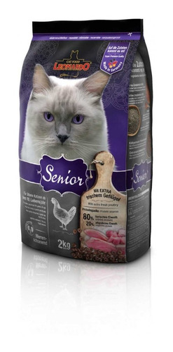 Alimento Leonardo Adulto Senior 2kg Para Tu Gato A.p