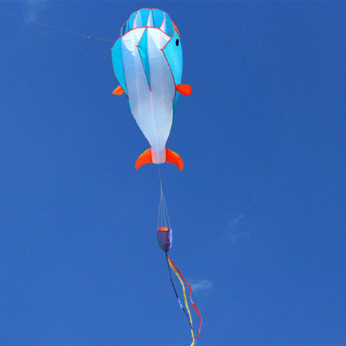 Del Delfín Del Parafoil Enorme De La Cometa 3d For Azul