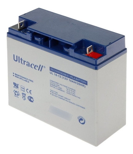 * * Batería Recargable 12v 18ah Ultracell Apc Made Uk * * 