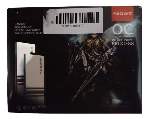 Ddr4 Asgard Valkyrie 3600mhz Rgb 16gb (2x8gb)