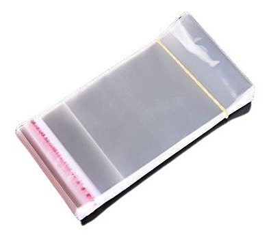 Bolsas De Celofán Autoadhesiva Con Pega Pega 12x18p X100un