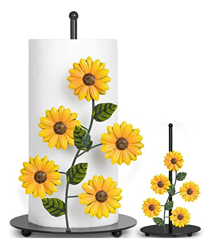 Porta Rollos De Papel De Girasol - Decoración Y Accesorios