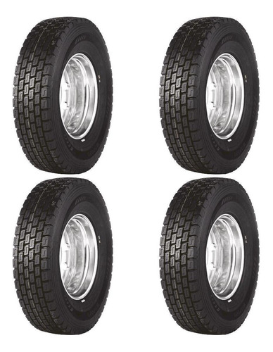 Combo 4 Llantas Windforce 245/70 R19.5 Wd2020