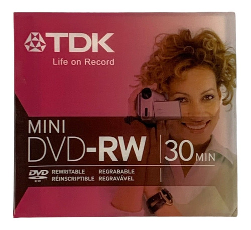 Mini Dvd-rw Tdk Regrabable - Unidad a $20000