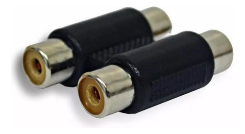 Empalme Union Conector Adaptador Rca Hembra Doble.