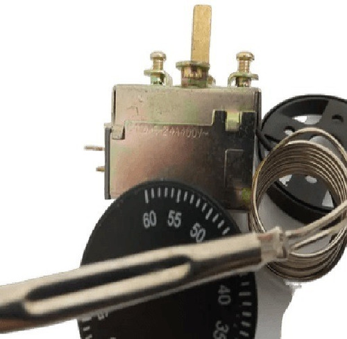 Imagen 1 de 8 de Termostato Eléctrico Universal 24amp 5 A 60°c