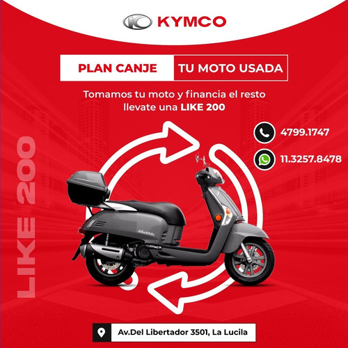 Imagen 1 de 23 de Kymco Like 200 2023 - Entrega Inmediata- Todos Los Colores!!