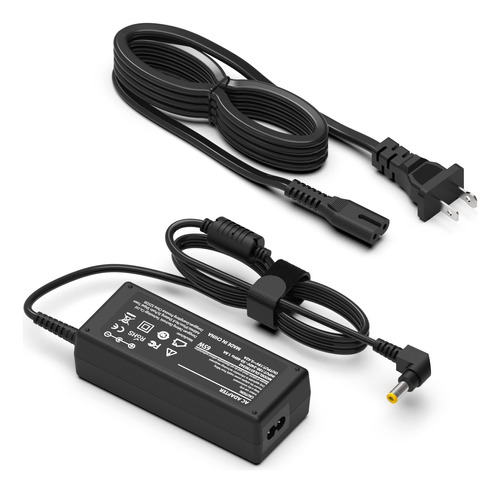 Adaptador De Ca De 65 W, Cargador Para Laptop Toshiba Satel.