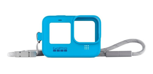 Funda Silicona Azul + Correa Original Gopro Hero 9 Black