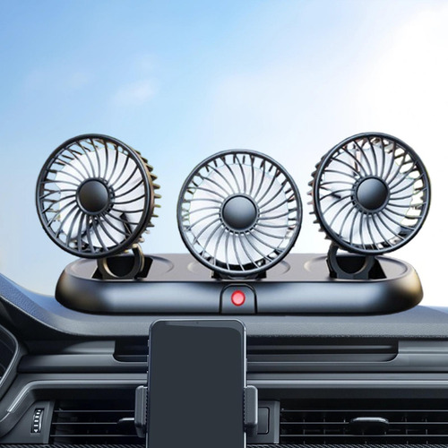Ventilador De Autos Ventilador De Enfriamiento 5v 3 Cabeza