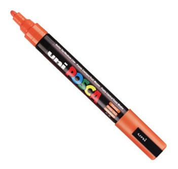 Marcador Posca 2,5mm Naranja Pc5m-54 P/red - Mosca