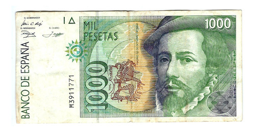 España - Billete 1000 Pesetas 1992 - M3911771