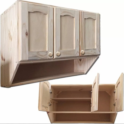 Waluminio aereos de cocina muebles de madera color beige