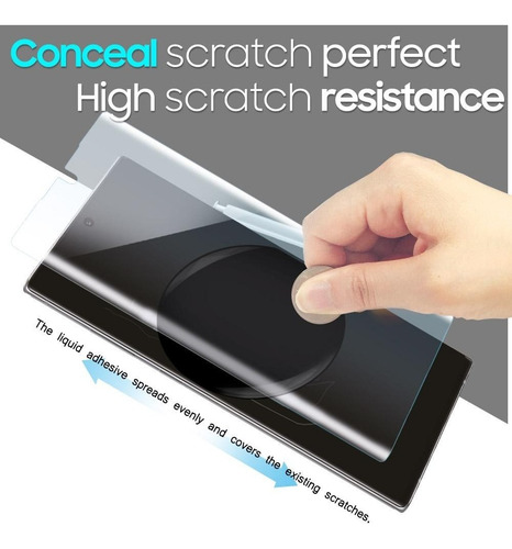 Imagen 3 de 9 de Vidrio Templado Samsung Note 20 Whitestone Dome Glass