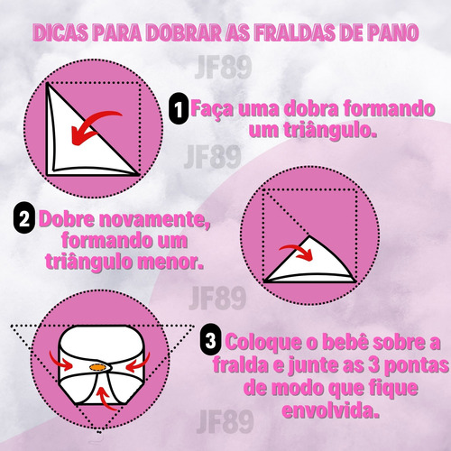 Fralda De Pano Estampada Dupla Camada Cremer Luxo 5 Uni