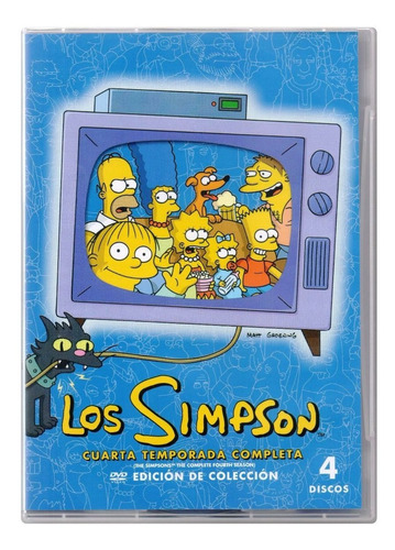 Los Simpson Cuarta Temporada 4 Cuatro Envio Gratis  Dvd