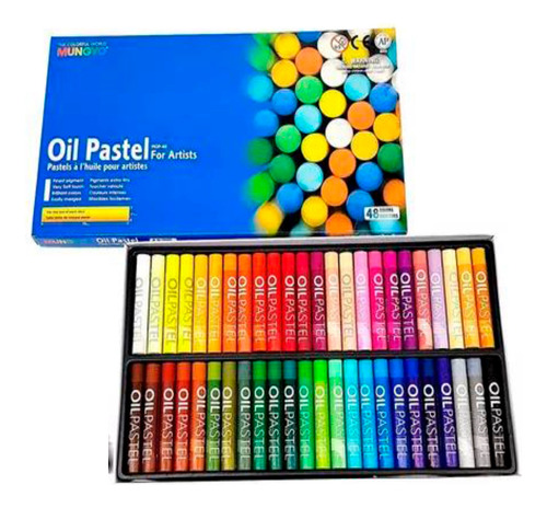 Pastel Al Oleo  X 48 Colores .mungyo