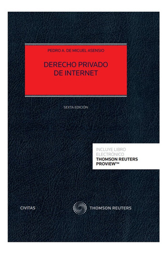 Libro Derecho Privado De Internet 6 Edicion - Pedro De Mi...