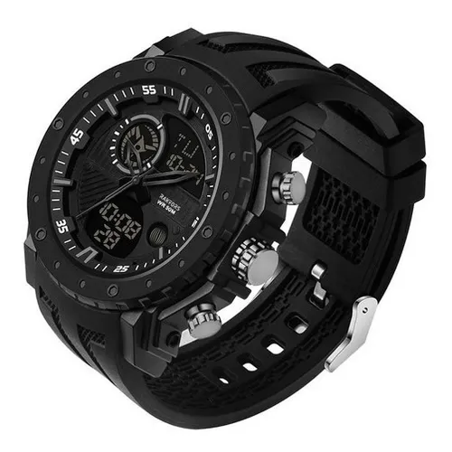Reloj Deportivo Hombre Negro Relojes Pulso MercadoLibre