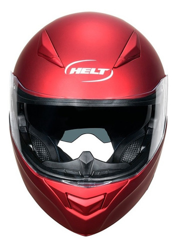 Capacete para moto  escamoteável Helt Passeio  Hippo Glass  vermelho fosco tamanho 62 