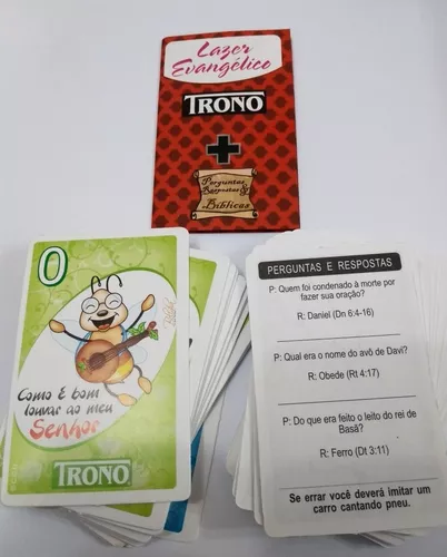 Kit 3 Jogos Bíblicos Gospel Quiz, Trono, Quem Sou Eu?