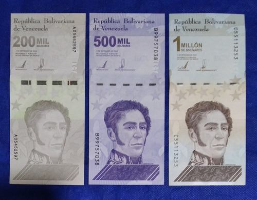 Set De Billetes De Bolívares Soberanos 
