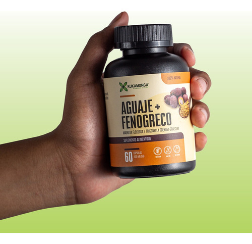 Duo Perfecto | Aguaje + Fenogreco | 60 Cápsulas | 500 Mg Sin Sabor