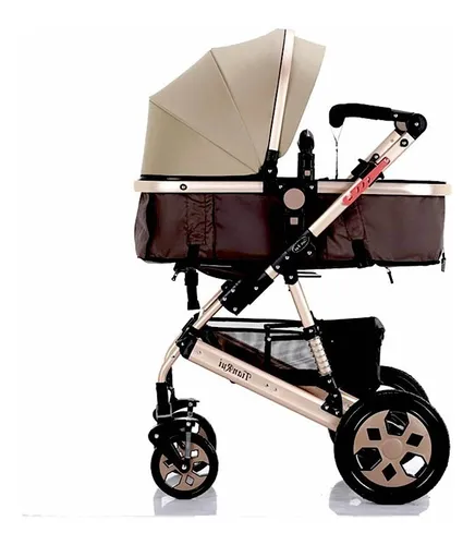 Coche De Lujo Para Bebe 2 En 1 /carrito De Bebé Triciclo