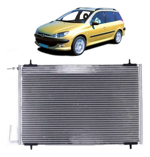 Radiador A/c Condensador Para Peugeot 206 1998 2001