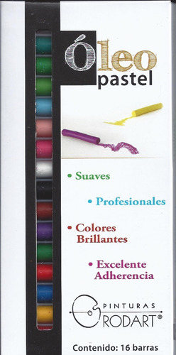 Óleo Pastel Rodart Barral Colores 16pzs Alta Calidad Oferta 