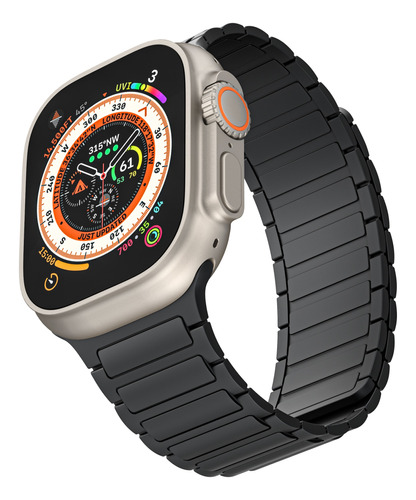 Correa Silicon Magnetica Para Apple Watch Series 9/8/7/6/5/4