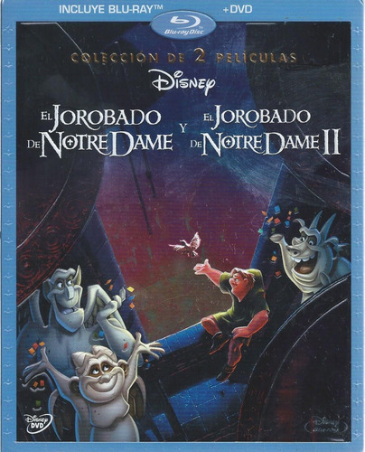 El Jorobado De Notre-dame 1 Y 2 Edición Nacional Bluray +dvd