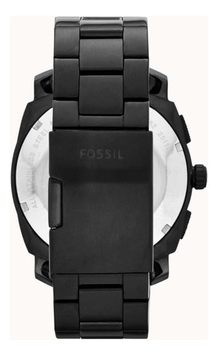 Reloj Fossil Machine Fs4552 Acero Negro Original Para Hombre