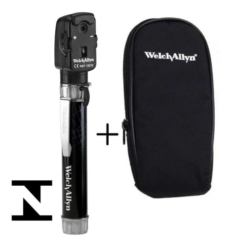 Oftalmoscópio Pocket Junior Welch Allyn 12850 - Com Estojo 2 Pilhas Aa