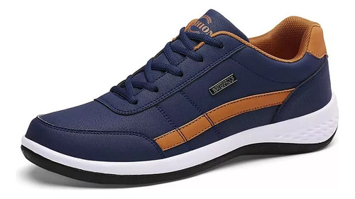 Zapatos Deportivos Ultraligeros De Cuero De Talla Grande Par