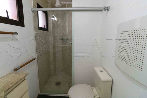 Imagem 15 de 15 de Em Moema Muito Bem Localizado, Flat Todo Mobiliado Disponível. - Sf25201