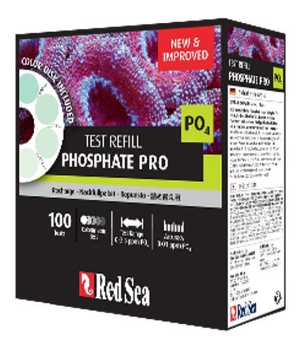 Teste De Fosfato Red Sea Pro Refil
