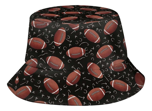 Cool American Football Bucket Hat Packable Outdoor Travel