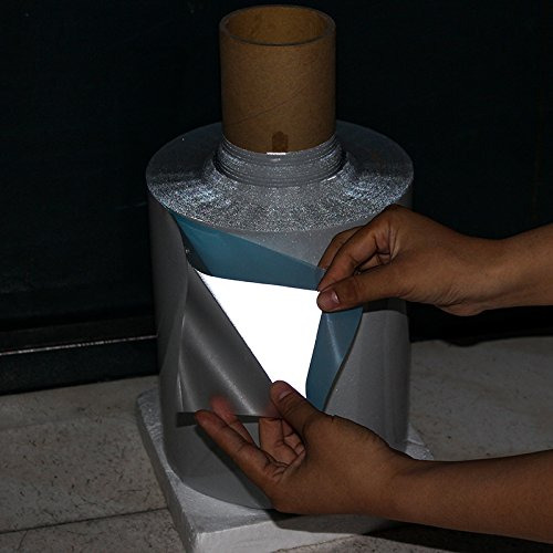 Cinta Reflectante Elástica Plateada Para Transferencia De Ca