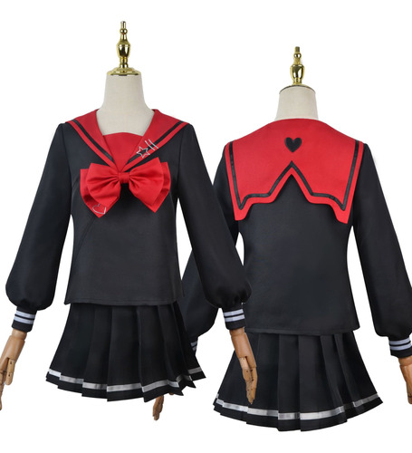 Disfraz De Kang Cosplay De Needy Girl Overdose Para Niñas, Hermoso Traje De Marinero Láser Jk, Uniforme Escolar