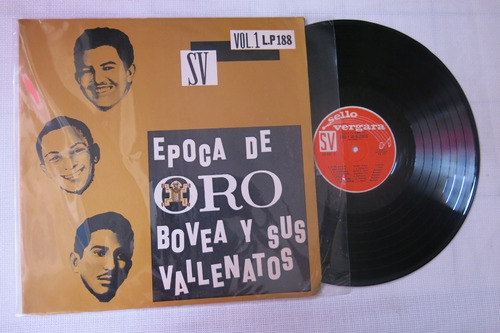 Vinyl Vinilo Lp Acetato Bovea Y Sus Vallenatos Epoca De Oro