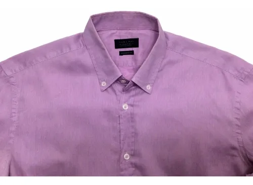 Zara camisa lila sale