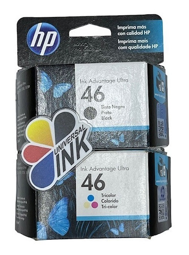 Cartuchos Hp 46 N + C Original